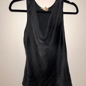 Alice + Olivia black cowl neck top